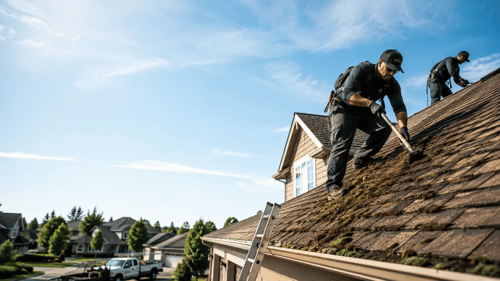 Roof Moss Removal in Tuscola, IL near me